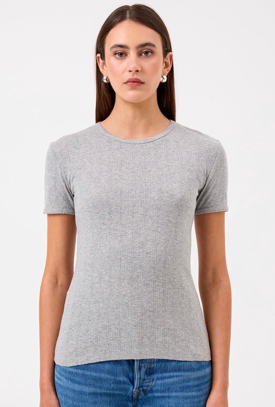 Pointelle Tee