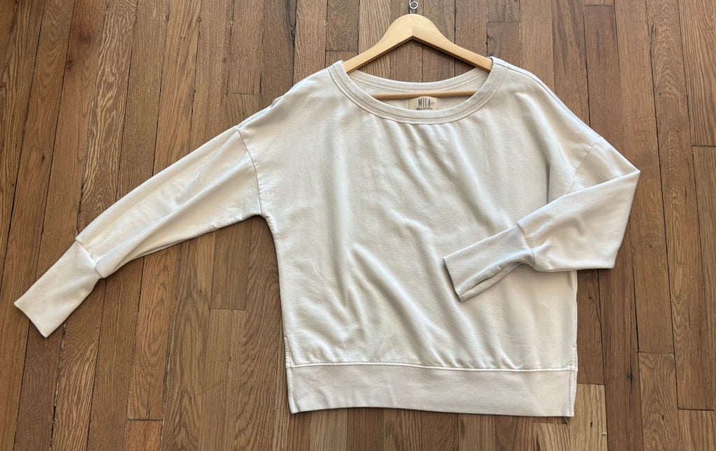 MILA l/s Open Neck Top FL148