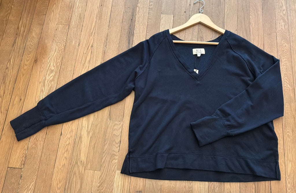 MILA l/s v-neck top FL1029