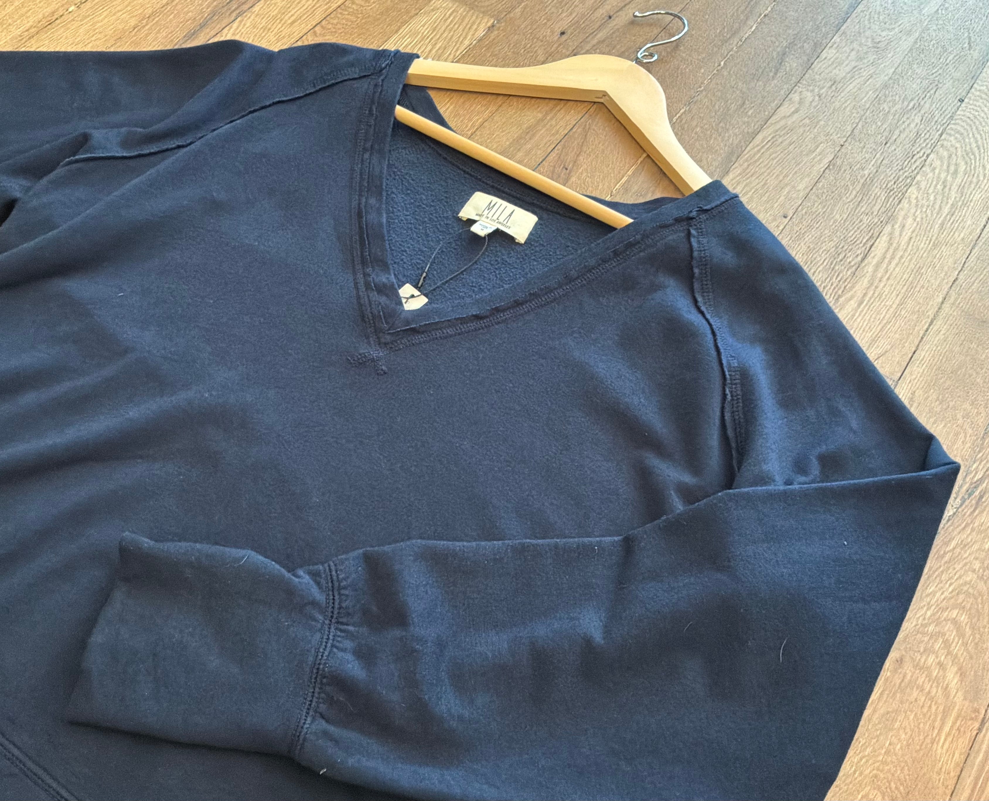 MILA l/s v-neck top FL1029