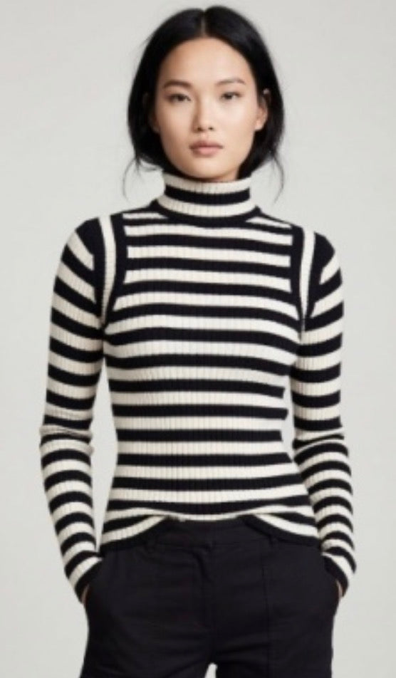 Linh Contour Stripe Knit Top - COMING SOON!