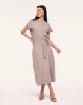 Airessentials Draped Tie Waist Dress