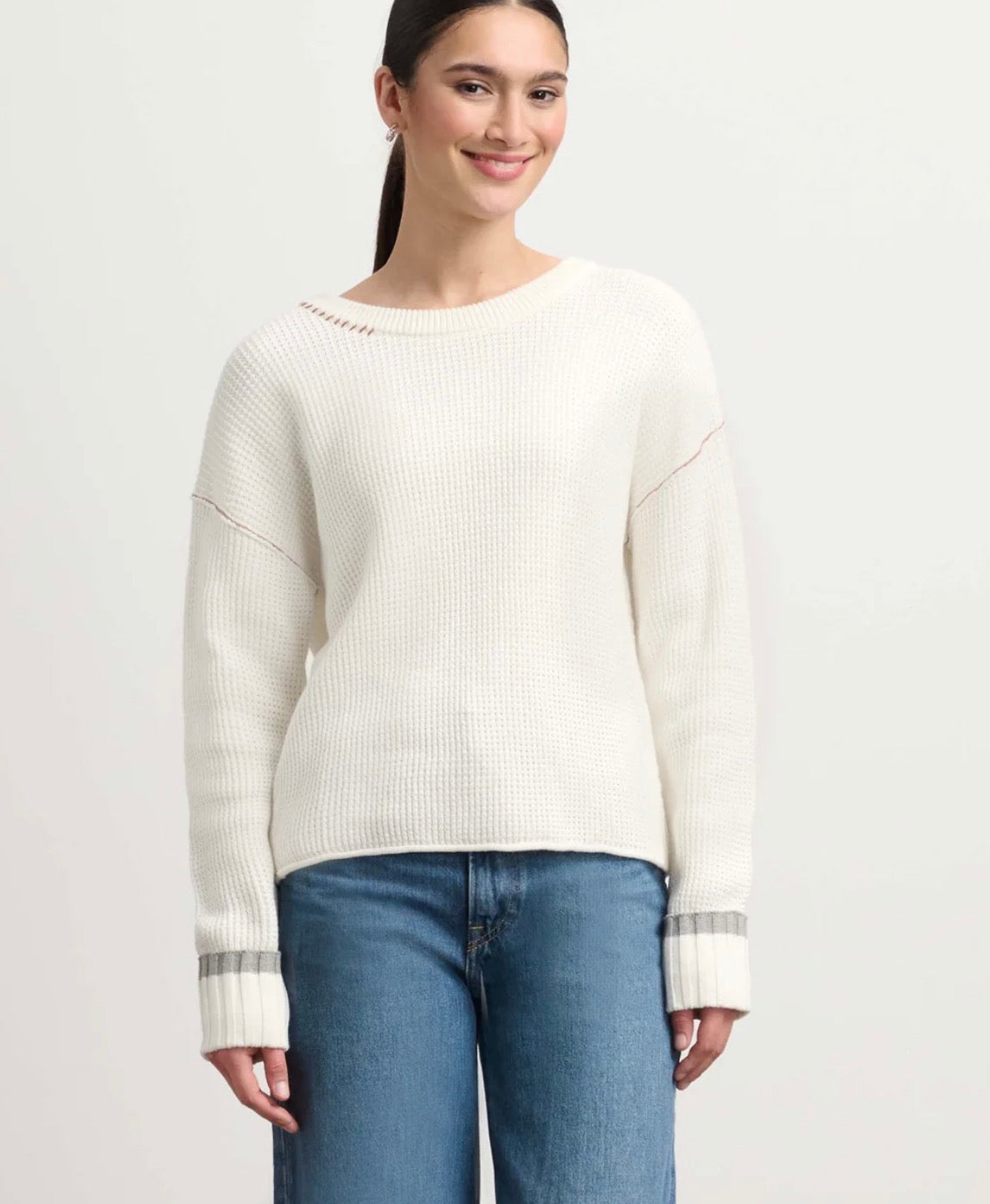 Waffle Knit Sweater