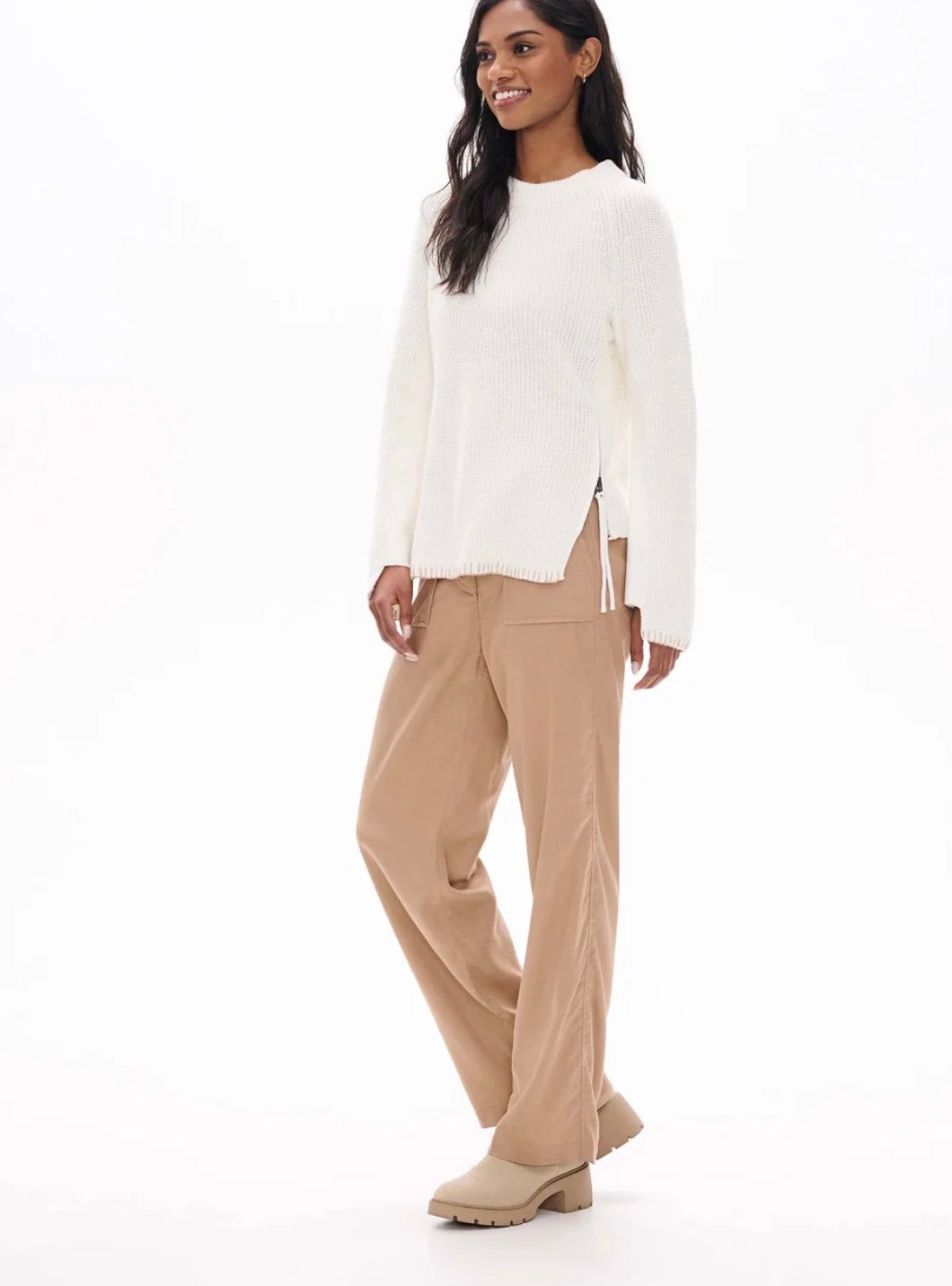 Side Zip Sweater