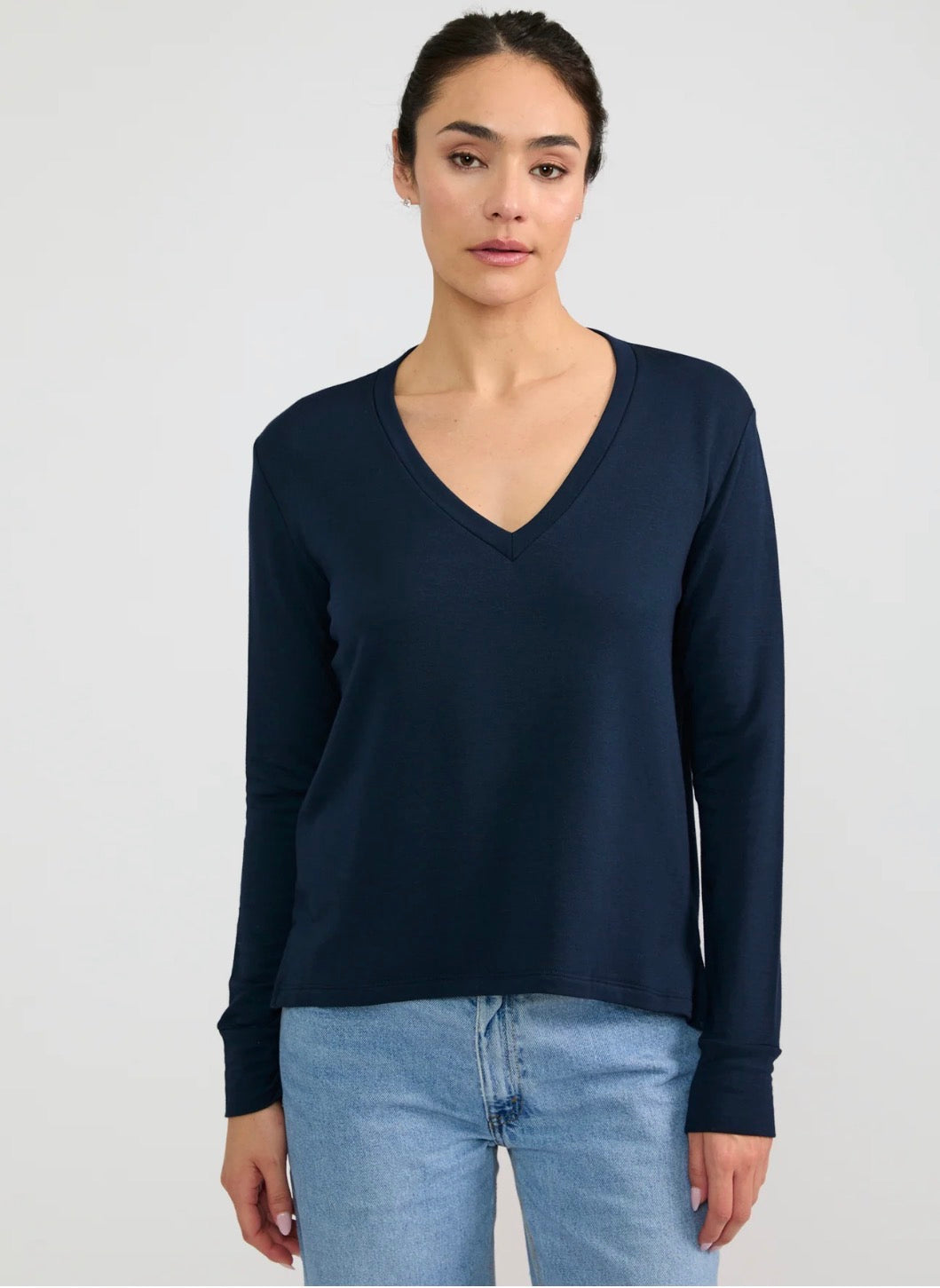 Houston V-Neck l/s Tee