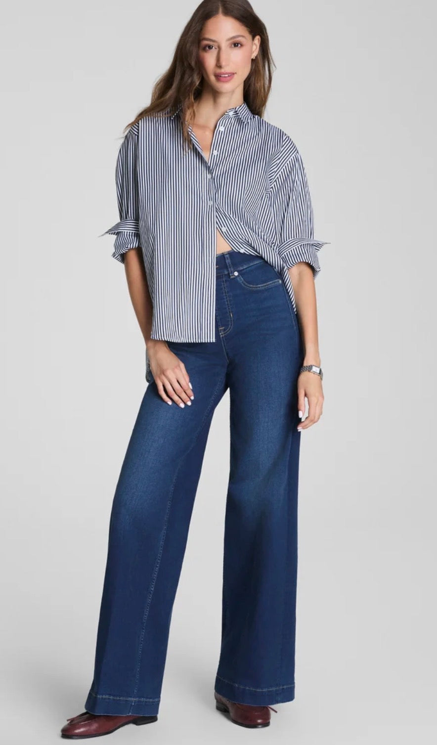 Spanxshape everywhere wide leg jean
