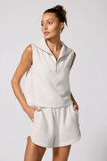 Dreamweave 1/2 Zip Mock Neck Tank