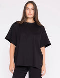 Ponte Knit Big Shirt