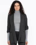 Ponte Knit Oversized Blazer