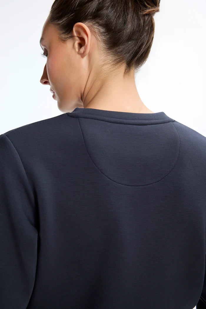 Dreamweave Pleated Crew Neck