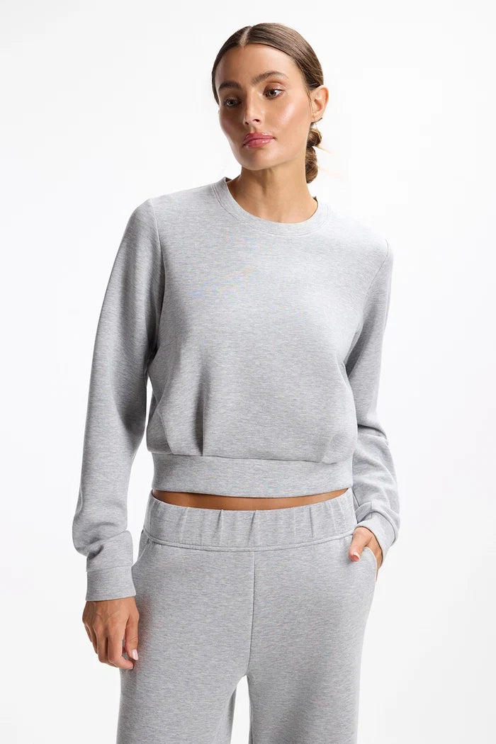 Dreamweave Pleated Crew Neck