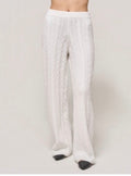 Cable Knit Relaxed Pant