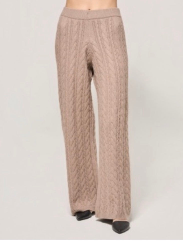 Cable Knit Relaxed Pant