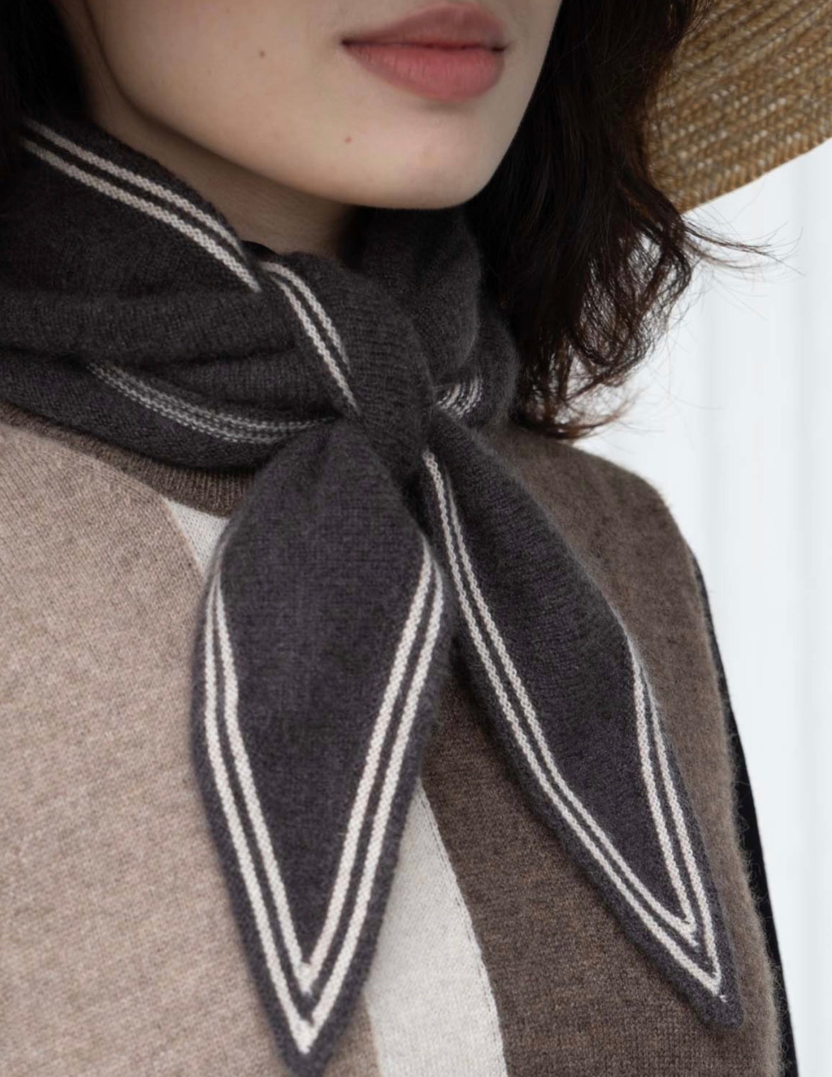 Cashmere Spindle Scarf