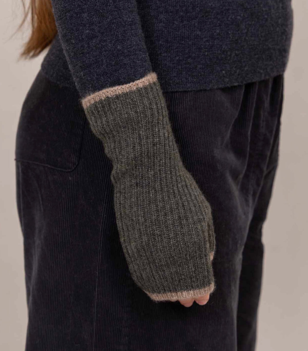 Dorothy Cashmere Fingerless Gloves